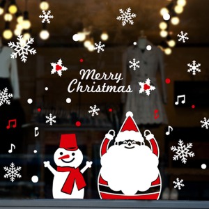 cmi351-산타와 눈사람-크리스마스스티커