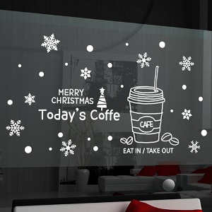 cmi371-오늘의 커피-크리스마스스티커